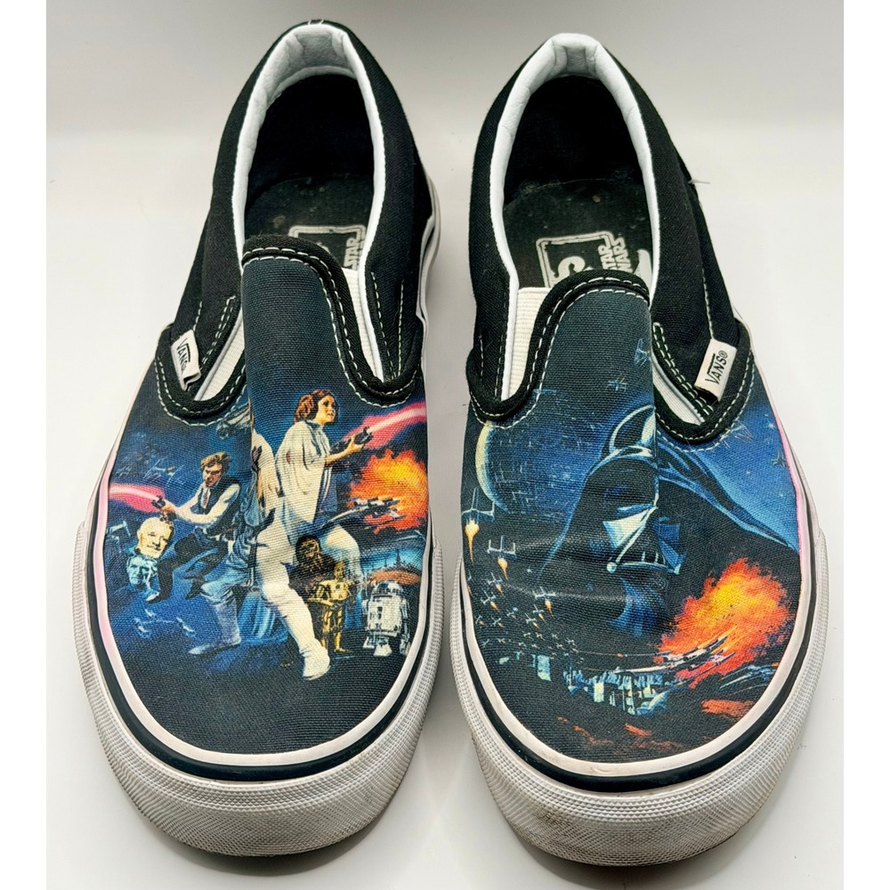 Vans x Star Wars A New Hope Slip-On Shoes Mens 6 Womens 7.5